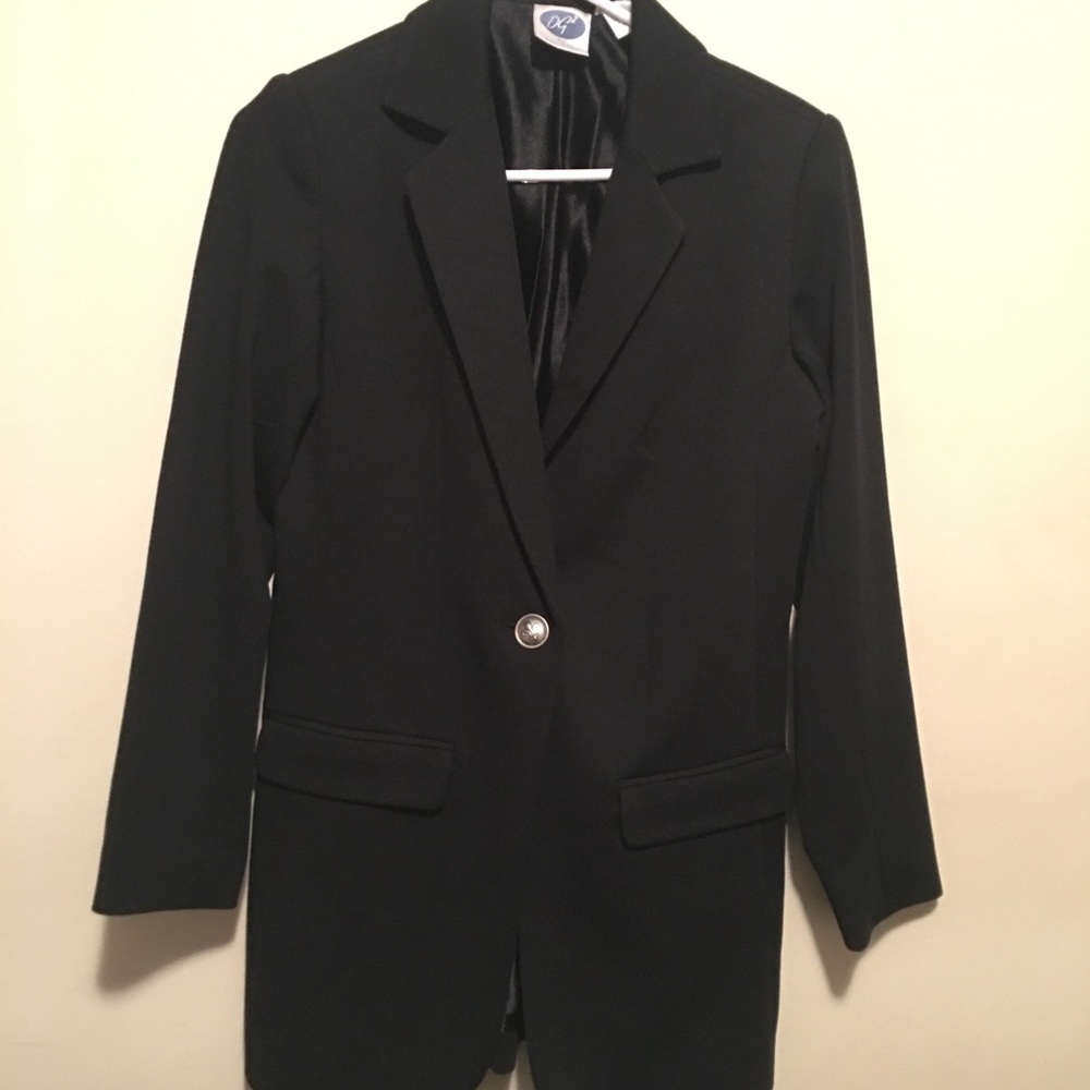 Black Button Up “Diane Gilman” Jacket